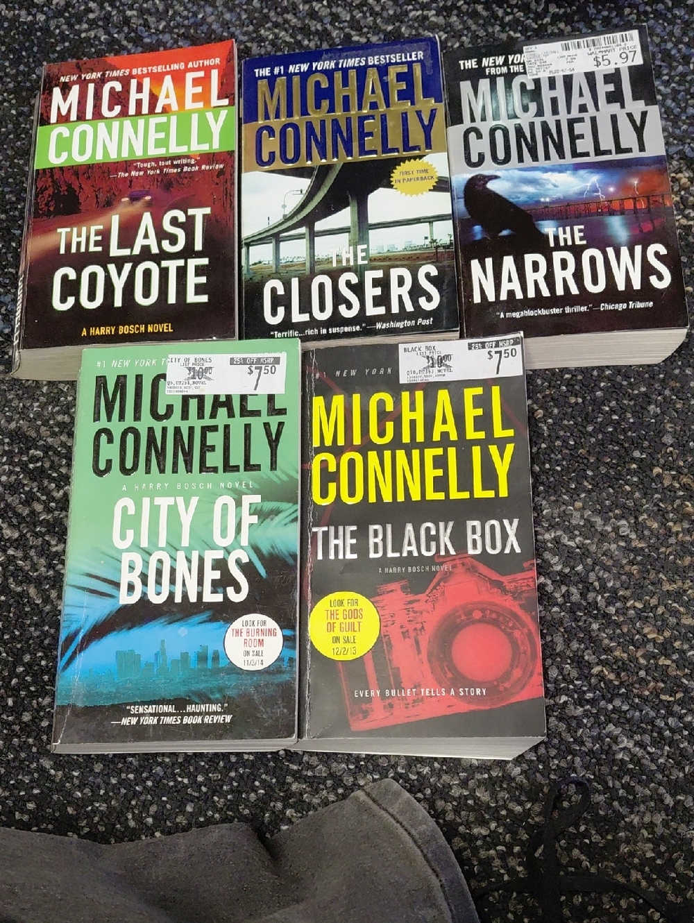 Michael Connelly Paperback Book Lot